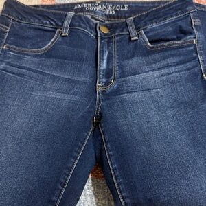 American Eagle Outfitters Women's Dark Blue Jeggings